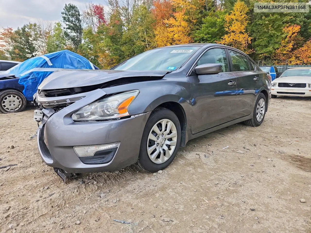 NISSAN ALTIMA 2015, VIN 1N4AL3AP3FN381868