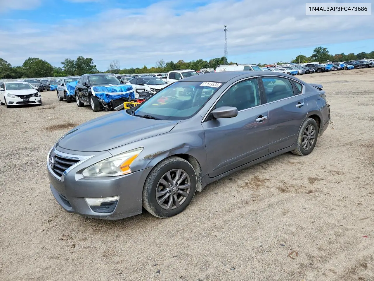 NISSAN ALTIMA 2015, VIN 1N4AL3AP3FC473686