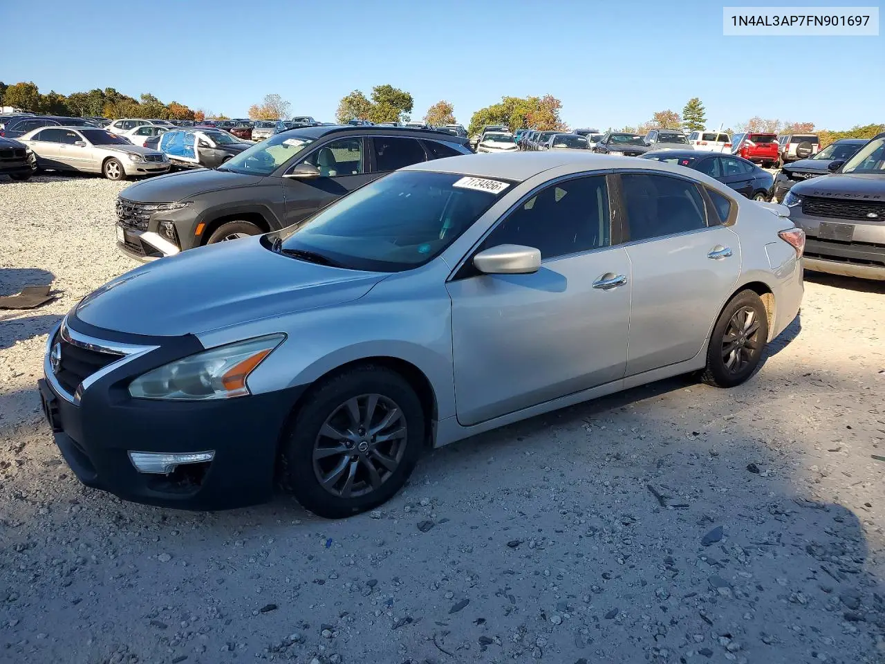 NISSAN ALTIMA 2015, VIN 1N4AL3AP7FN901697