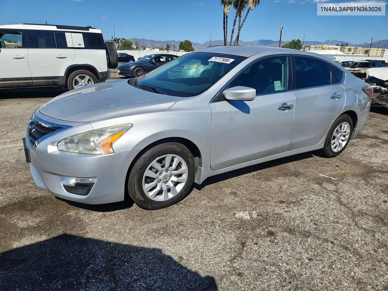NISSAN ALTIMA 2015, VIN 1N4AL3AP8FN363026