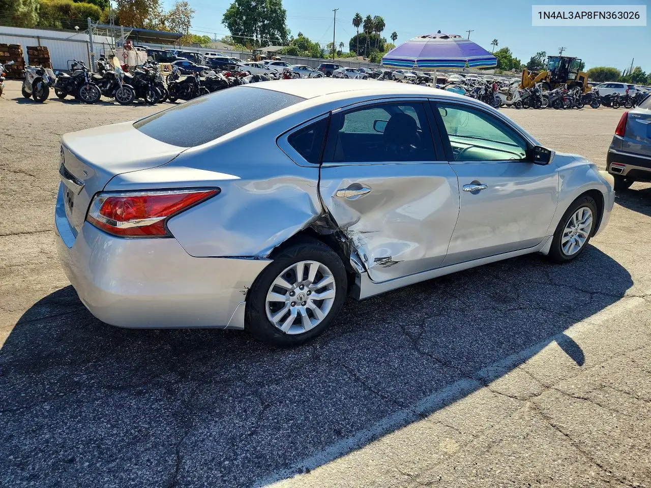 2015 NISSAN ALTIMA VIN 1N4AL3AP8FN363026 — фото 3
