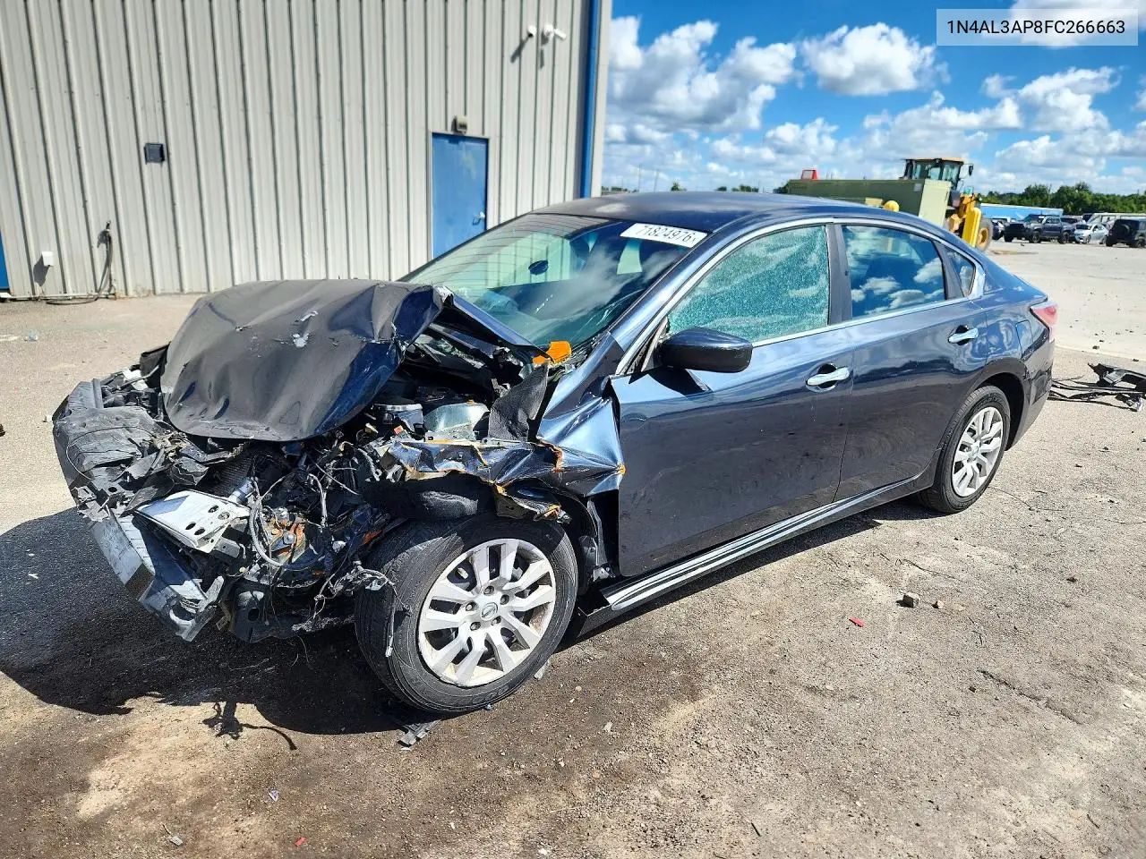 NISSAN ALTIMA 2015, VIN 1N4AL3AP8FC266663