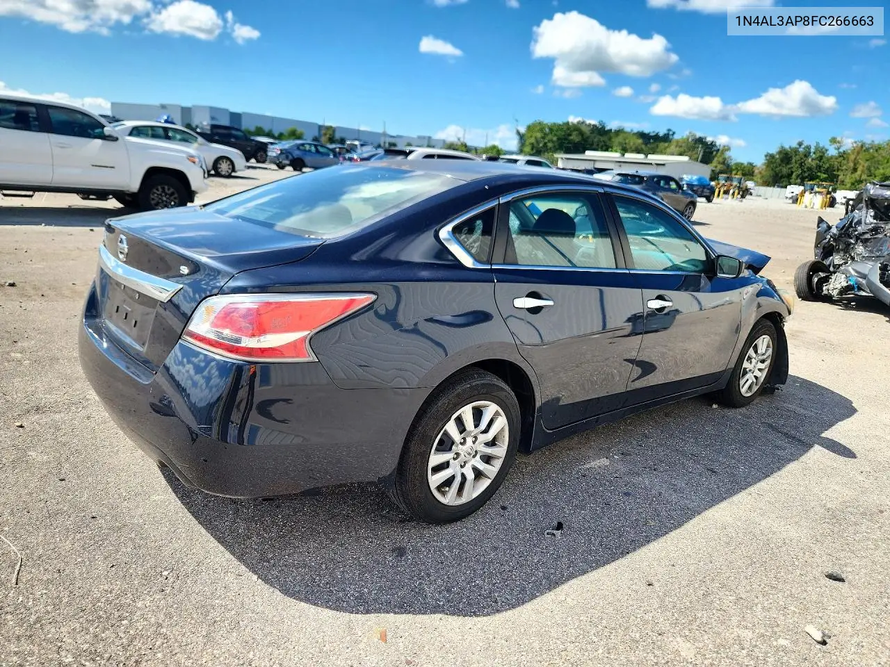 2015 NISSAN ALTIMA VIN 1N4AL3AP8FC266663 — фото 3