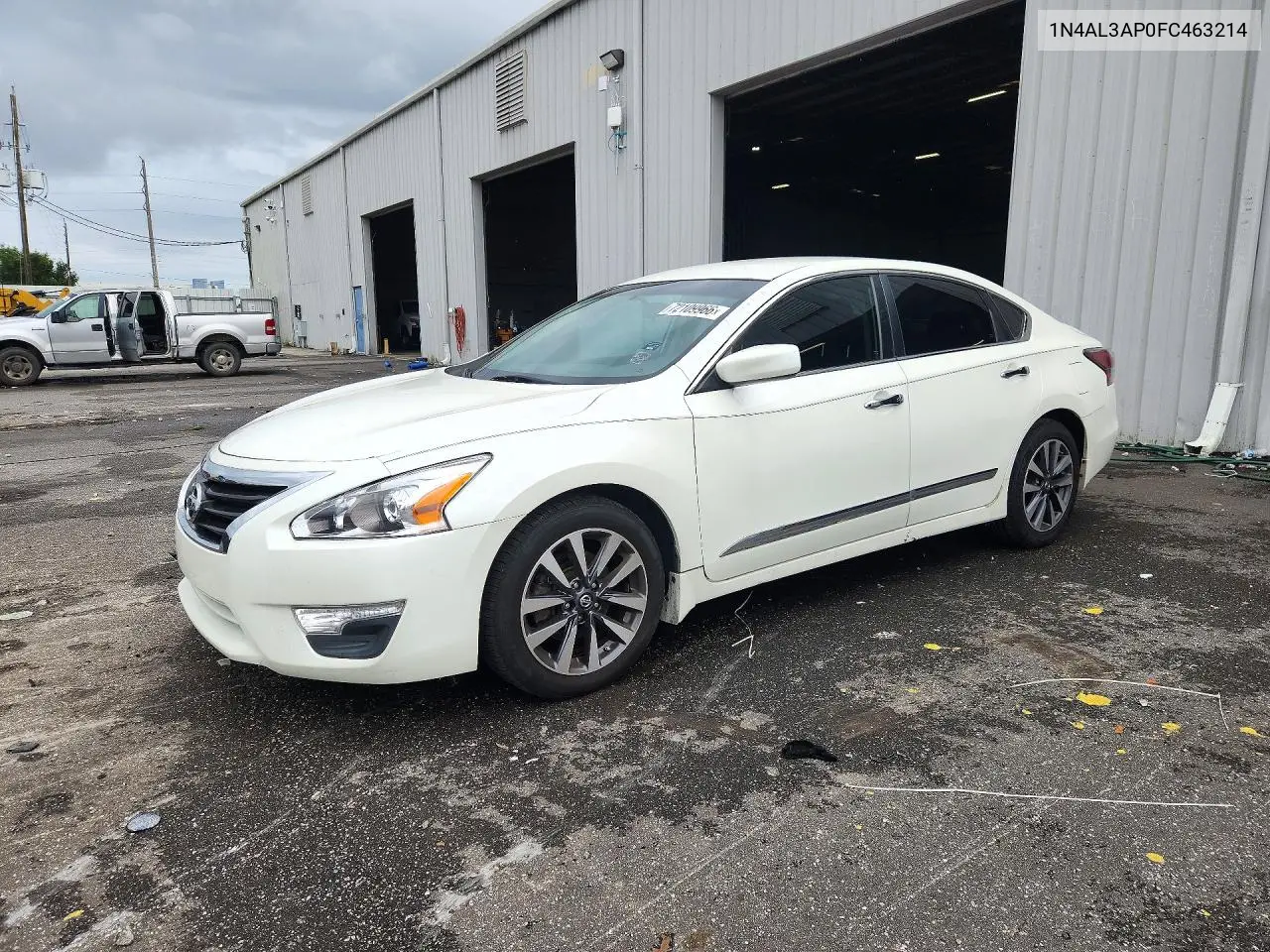 NISSAN ALTIMA 2015, VIN 1N4AL3AP0FC463214