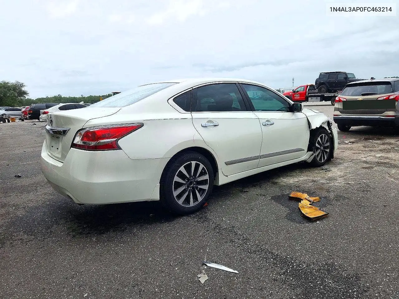 2015 NISSAN ALTIMA VIN 1N4AL3AP0FC463214 — фото 3