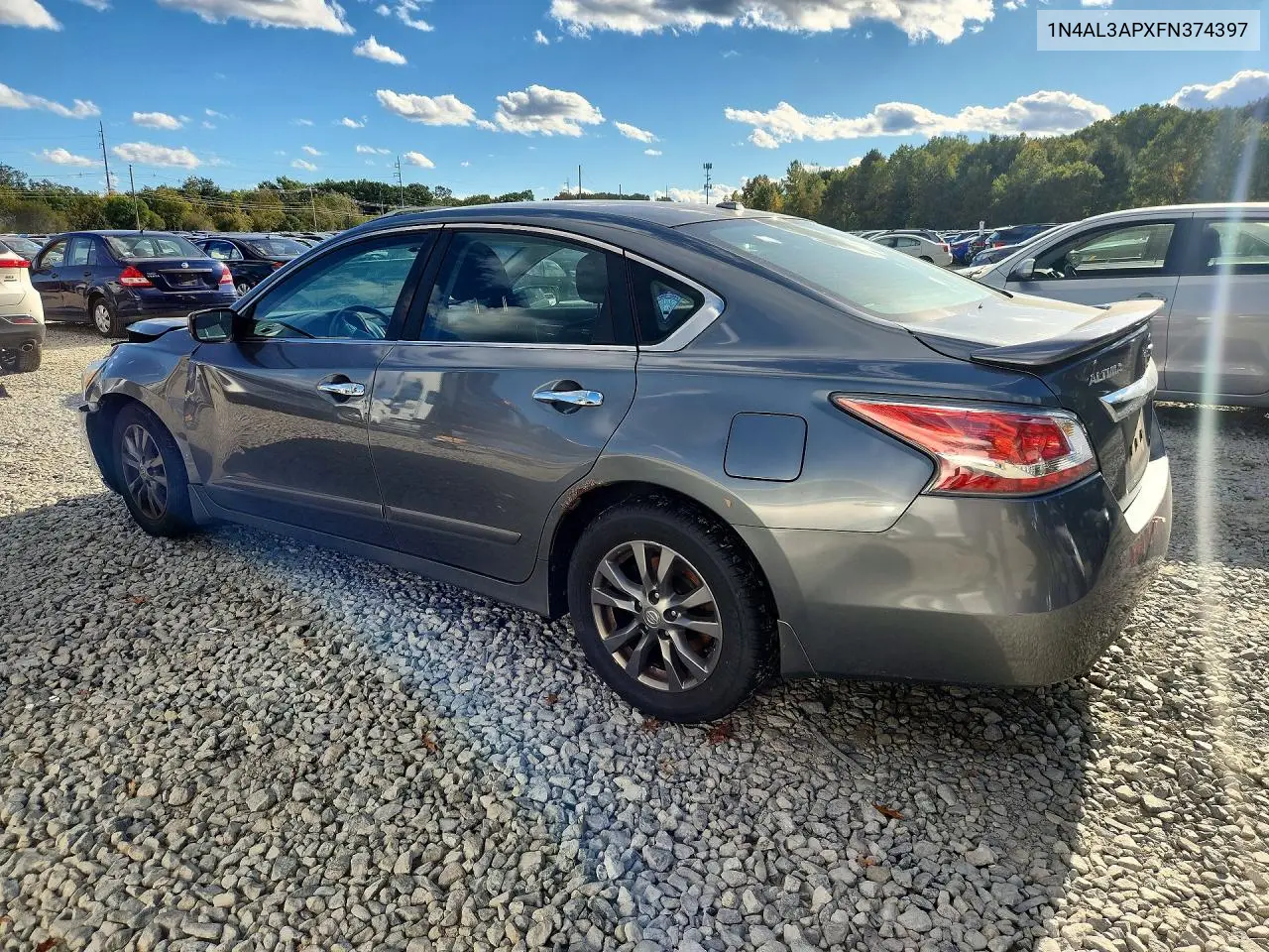 2015 NISSAN ALTIMA VIN 1N4AL3APXFN374397 — фото 2