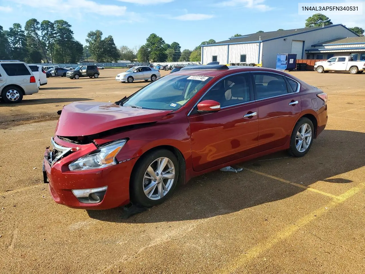 NISSAN ALTIMA 2015, VIN 1N4AL3AP5FN340531