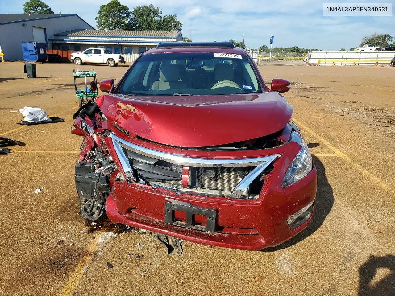 2015 NISSAN ALTIMA VIN 1N4AL3AP5FN340531 — фото 5