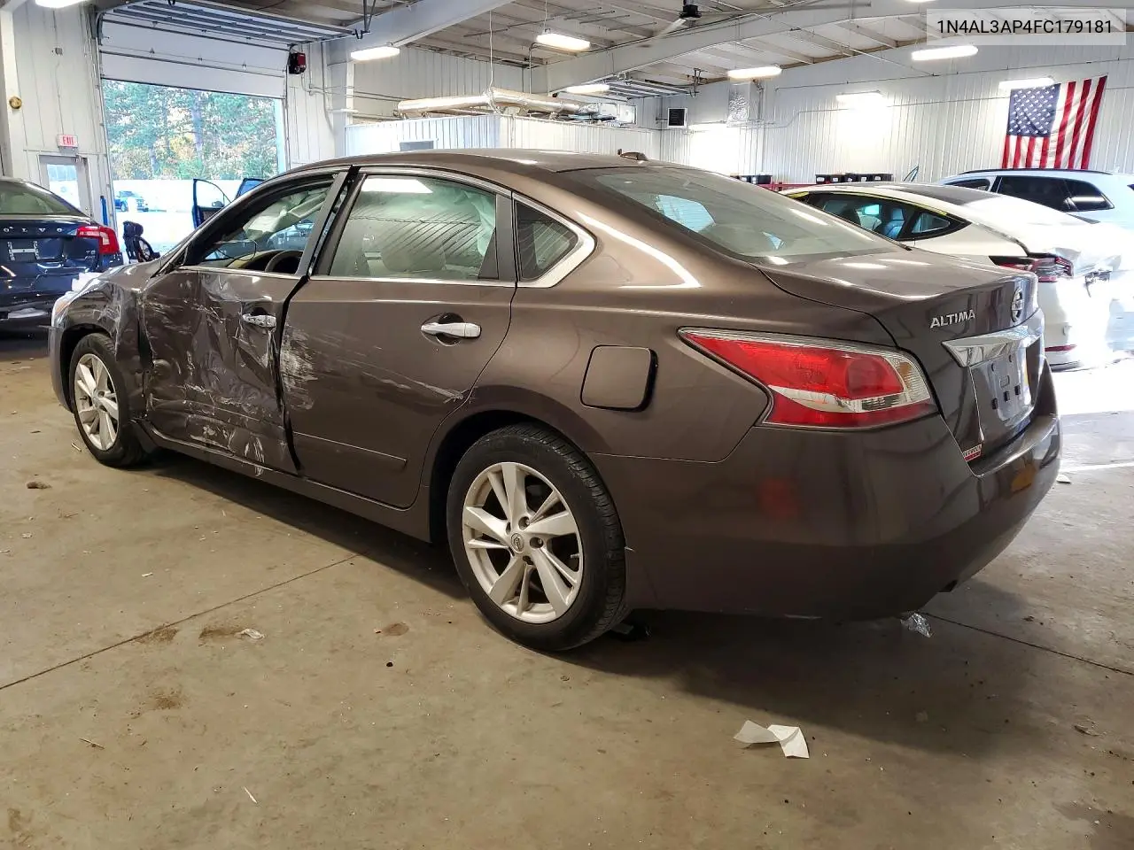 2015 NISSAN ALTIMA VIN 1N4AL3AP4FC179181 — фото 2