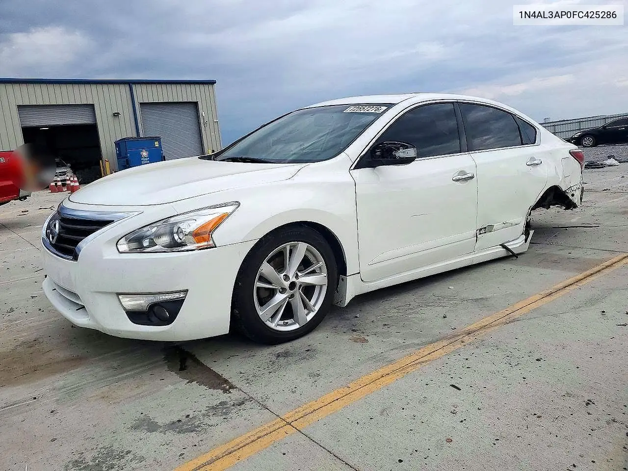NISSAN ALTIMA 2015, VIN 1N4AL3AP0FC425286