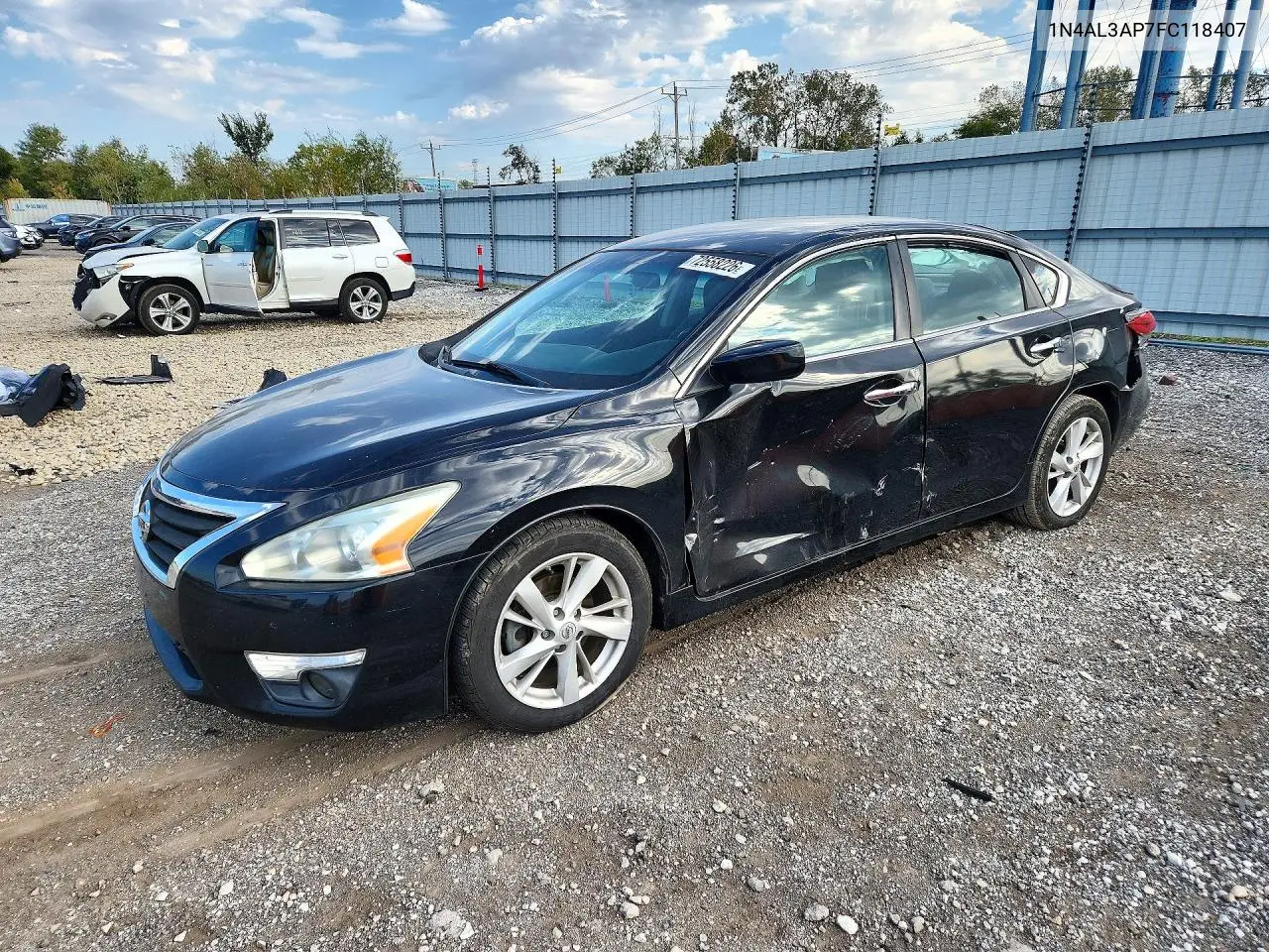 NISSAN ALTIMA 2015, VIN 1N4AL3AP7FC118407