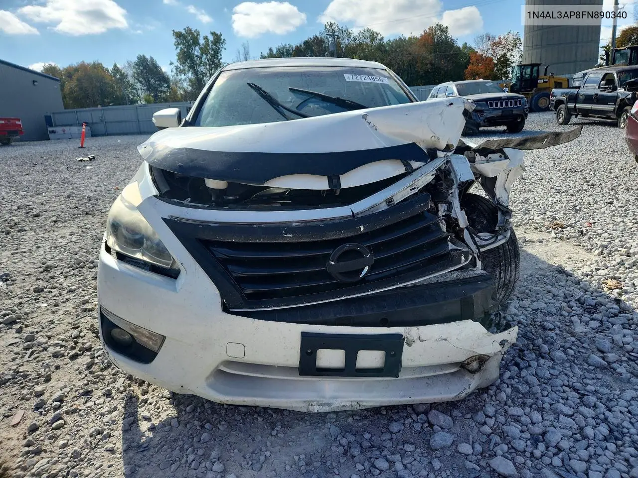 2015 NISSAN ALTIMA VIN 1N4AL3AP8FN890340 — фото 5