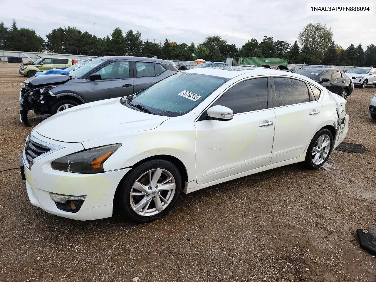 NISSAN ALTIMA 2015, VIN 1N4AL3AP9FN888094