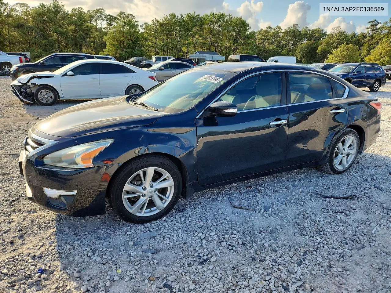NISSAN ALTIMA 2015, VIN 1N4AL3AP2FC136569