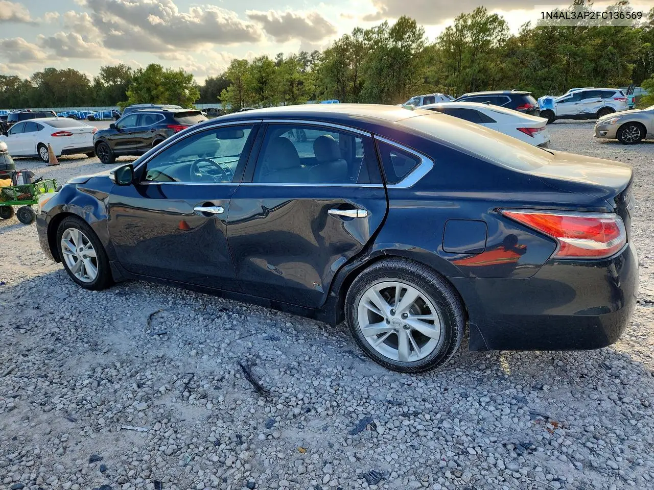 2015 NISSAN ALTIMA VIN 1N4AL3AP2FC136569 — фото 2