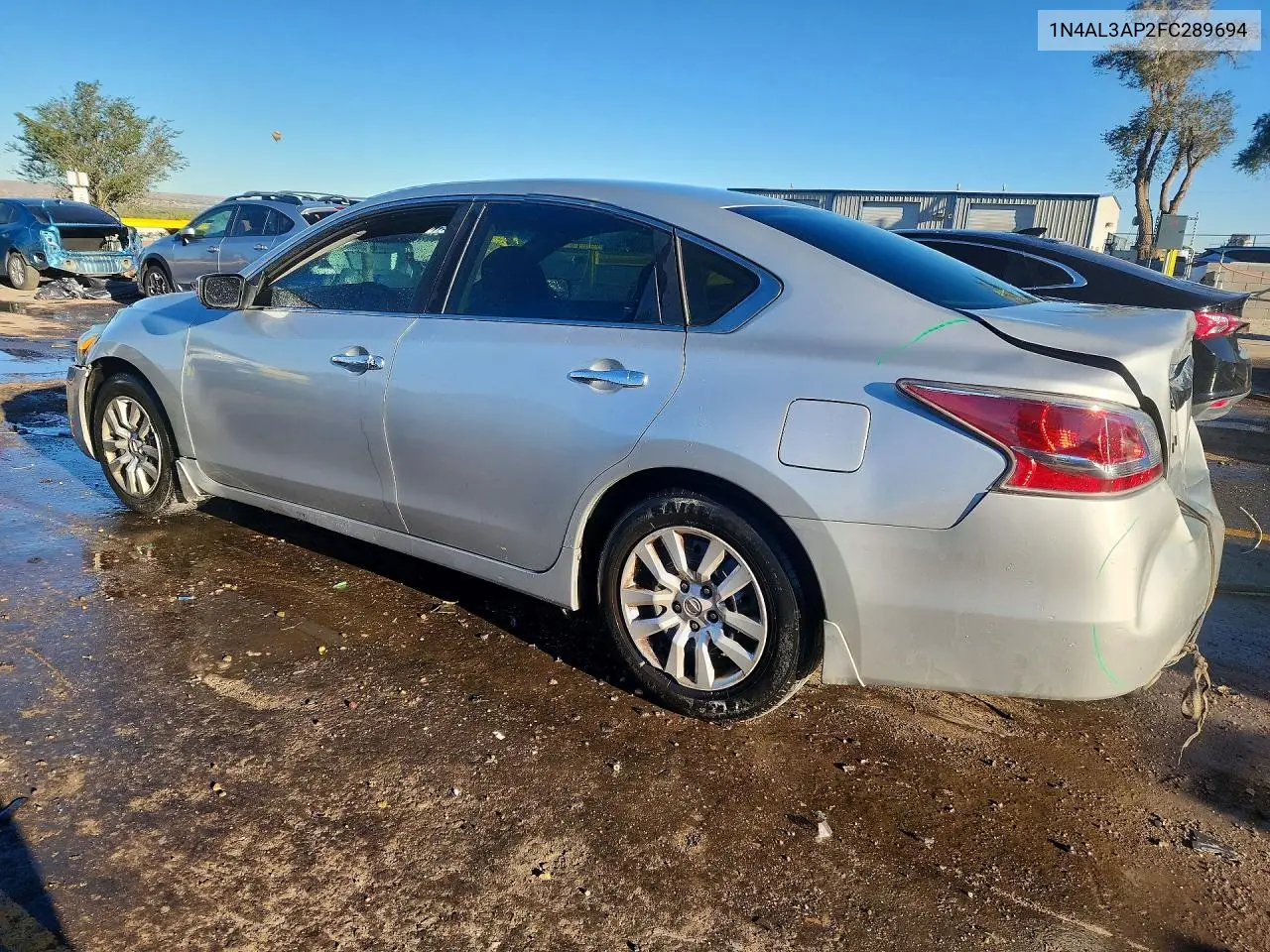 2015 NISSAN ALTIMA VIN 1N4AL3AP2FC289694 — фото 2