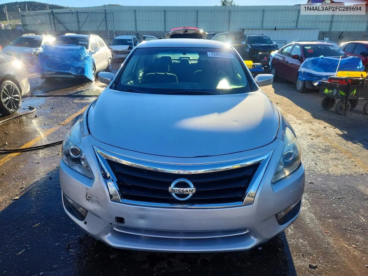 2015 NISSAN ALTIMA VIN 1N4AL3AP2FC289694 — фото 5