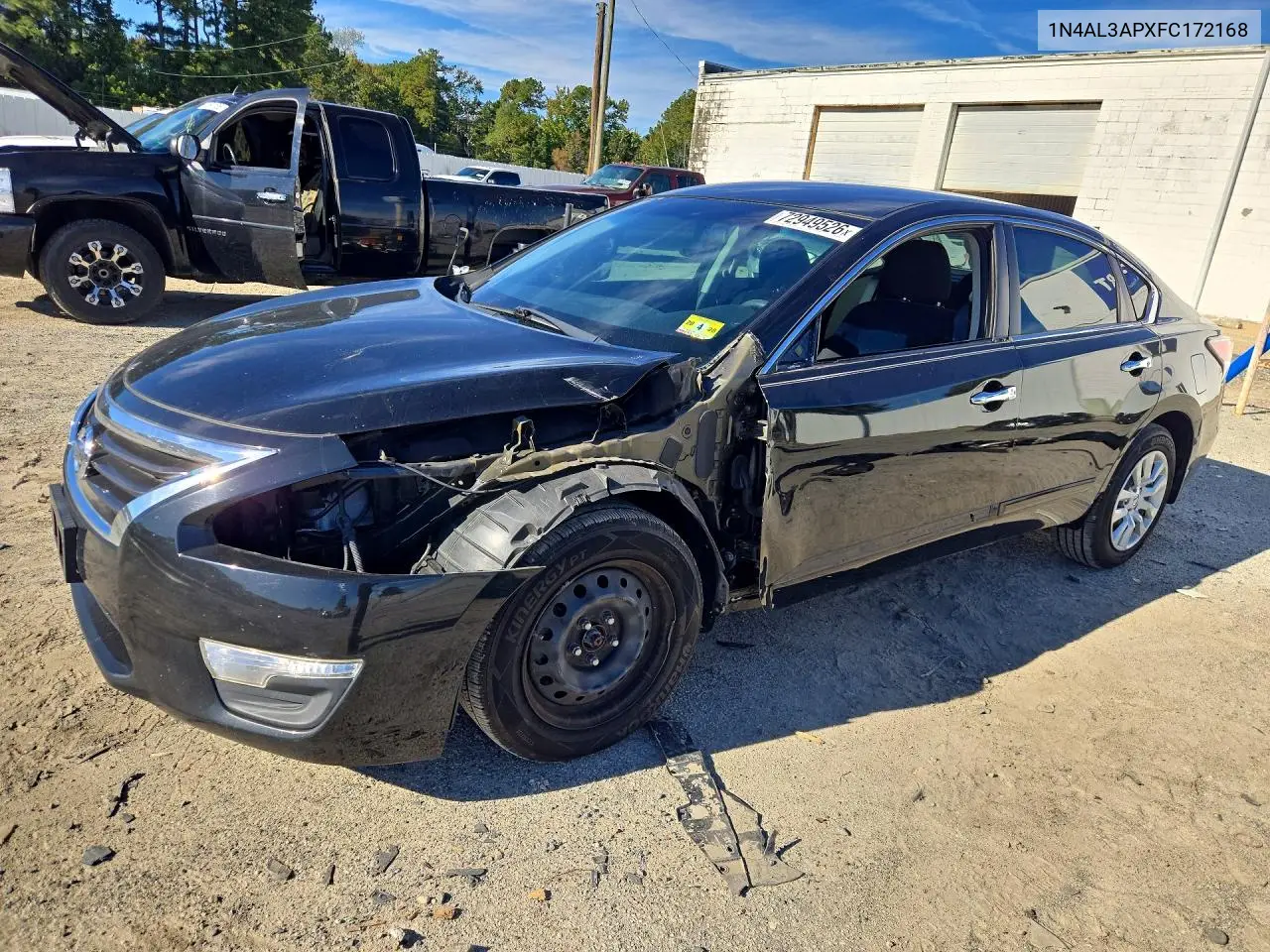 NISSAN ALTIMA 2015, VIN 1N4AL3APXFC172168