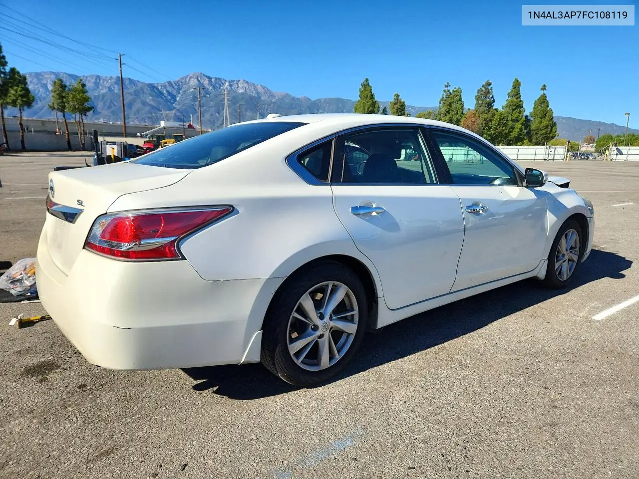 2015 NISSAN ALTIMA VIN 1N4AL3AP7FC108119 — фото 3