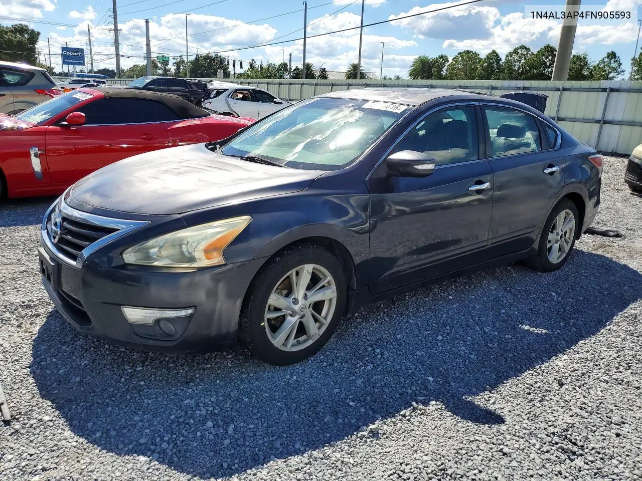 NISSAN ALTIMA 2015, VIN 1N4AL3AP4FN905593