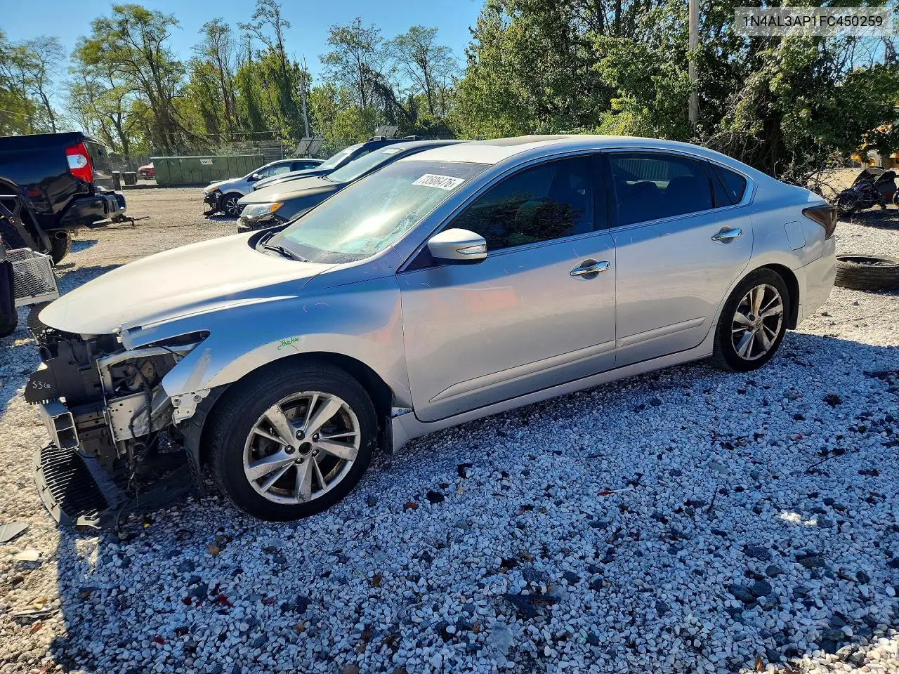 NISSAN ALTIMA 2015, VIN 1N4AL3AP1FC450259