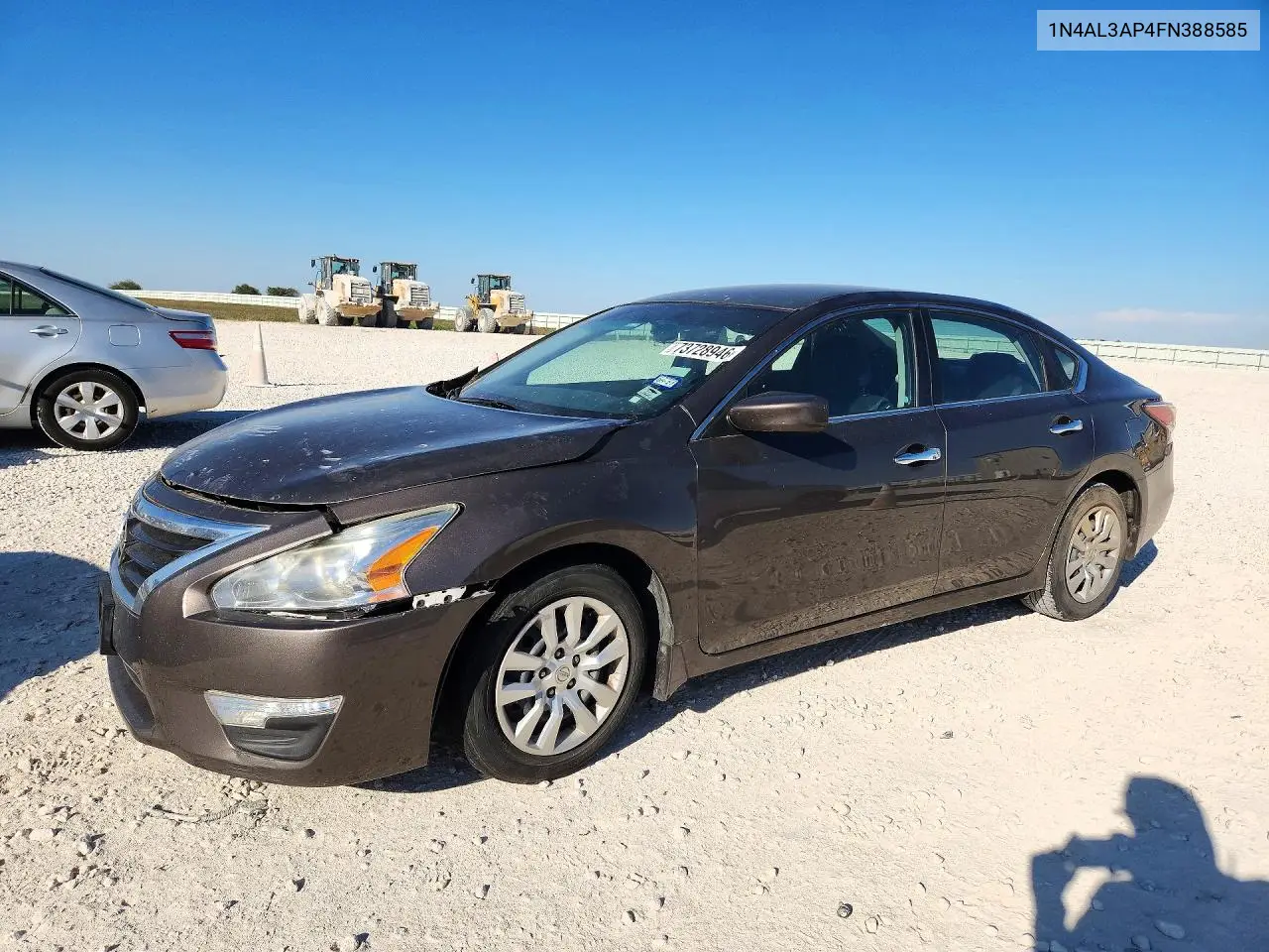 NISSAN ALTIMA 2015, VIN 1N4AL3AP4FN388585