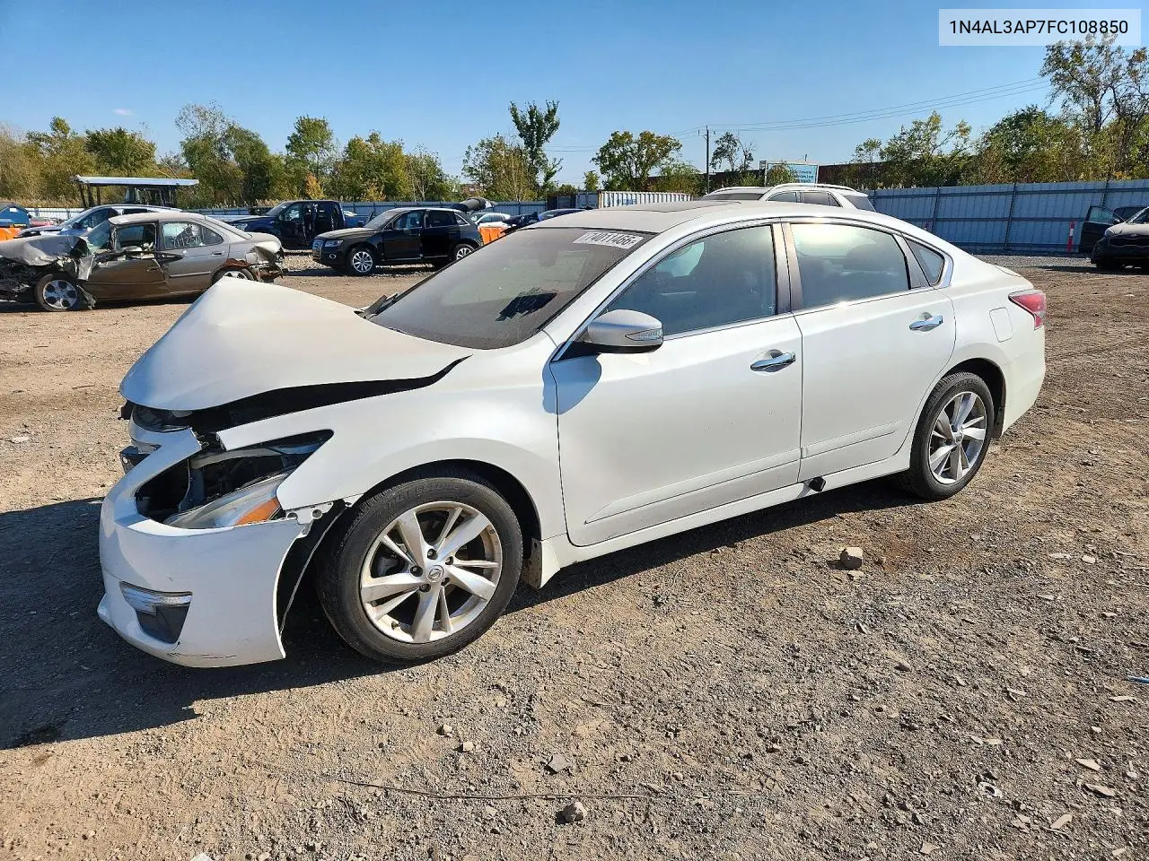 NISSAN ALTIMA 2015, VIN 1N4AL3AP7FC108850