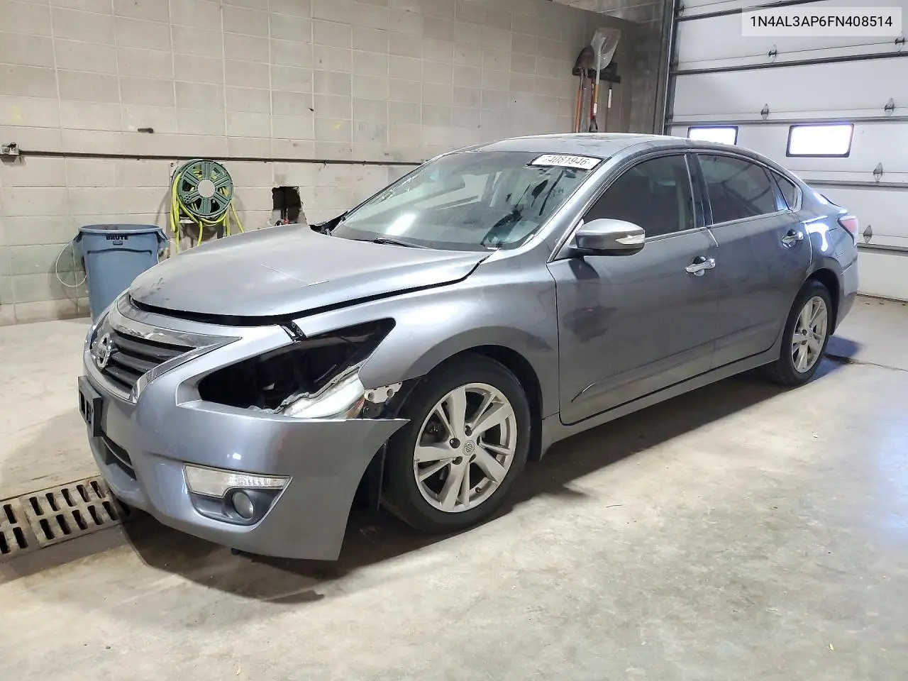 NISSAN ALTIMA 2015, VIN 1N4AL3AP6FN408514