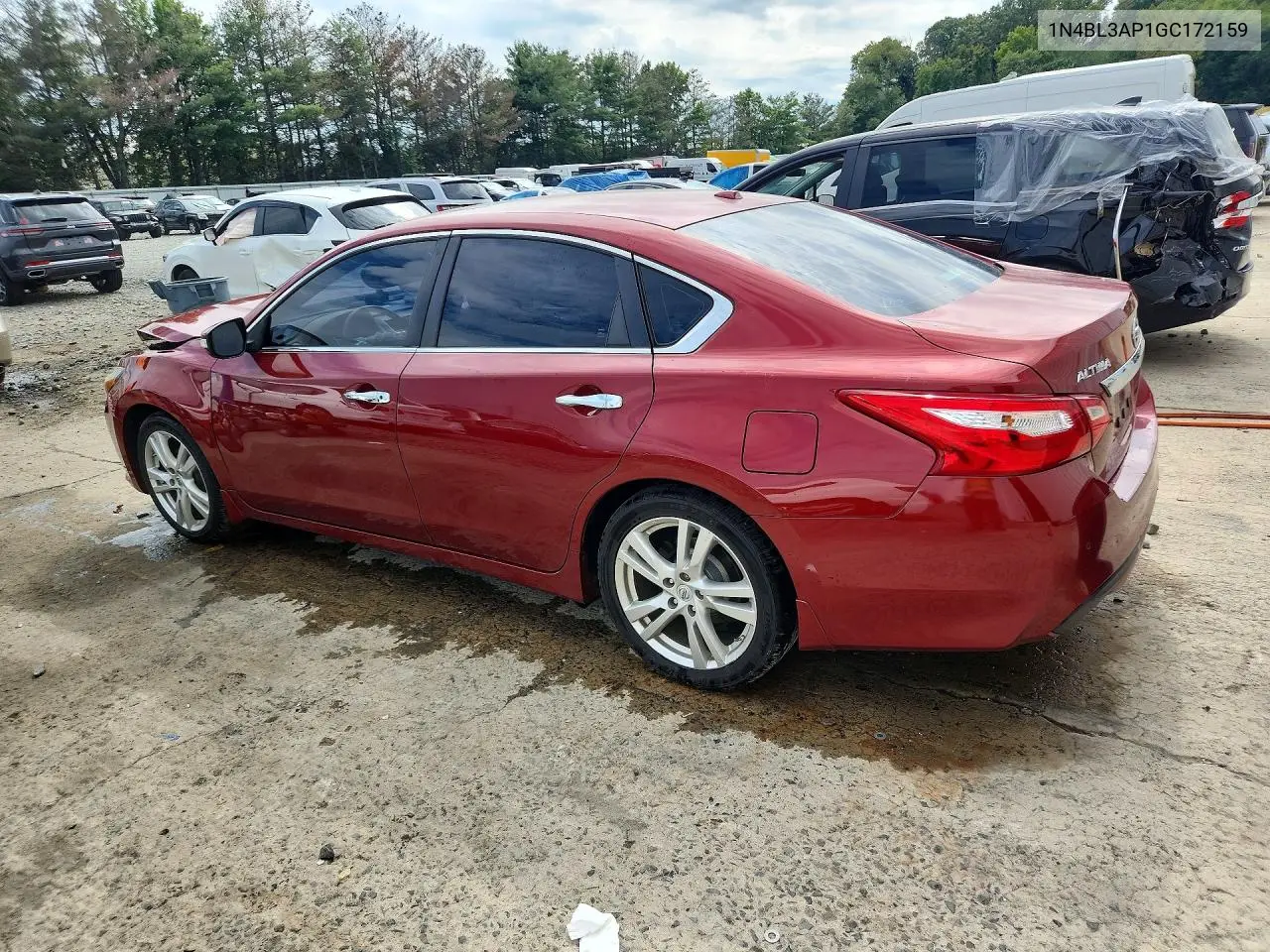 2016 NISSAN ALTIMA VIN 1N4BL3AP1GC172159 — фото 2