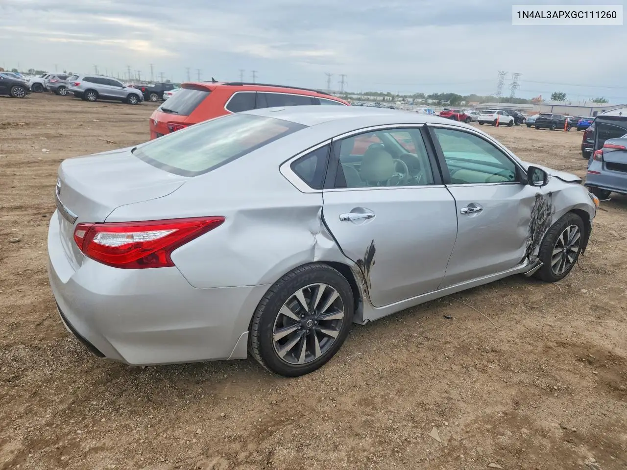 2016 NISSAN ALTIMA VIN 1N4AL3APXGC111260 — фото 3