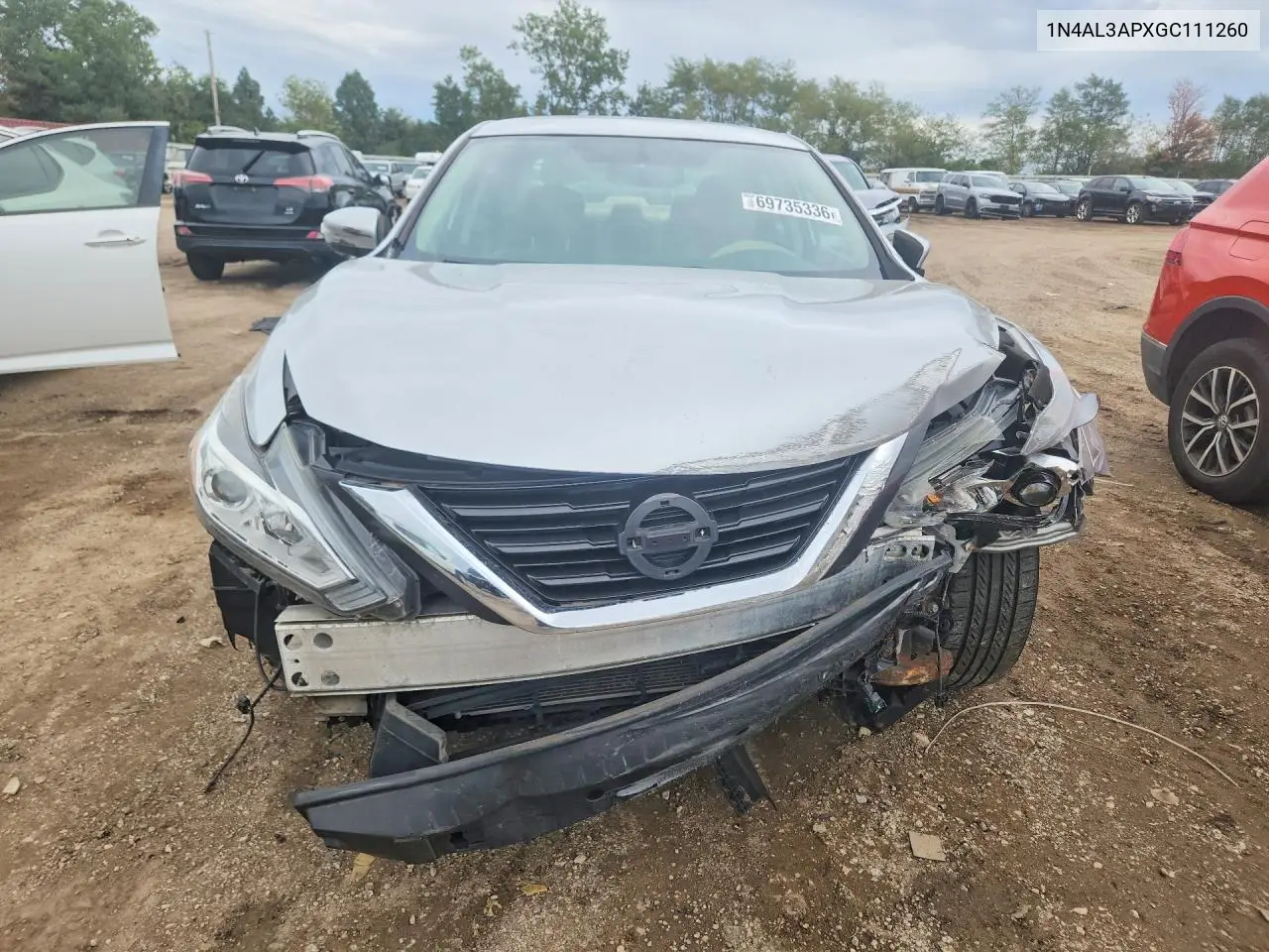 2016 NISSAN ALTIMA VIN 1N4AL3APXGC111260 — фото 5