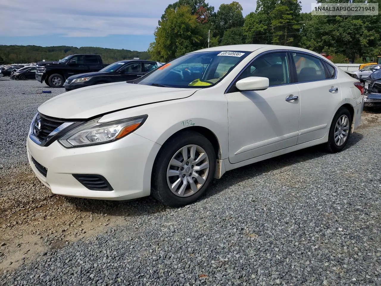 NISSAN ALTIMA 2016, VIN 1N4AL3AP3GC271948