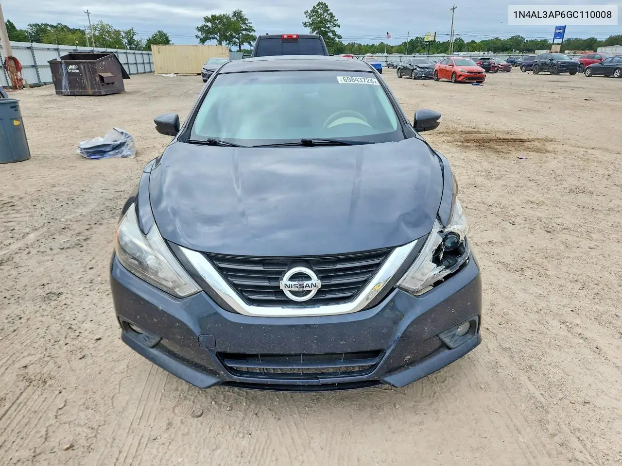 2016 NISSAN ALTIMA VIN 1N4AL3AP6GC110008 — фото 5
