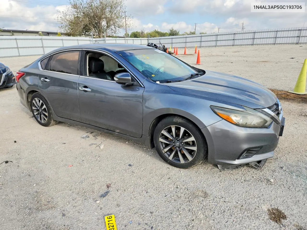 2016 NISSAN ALTIMA VIN 1N4AL3AP5GC193706 — фото 4