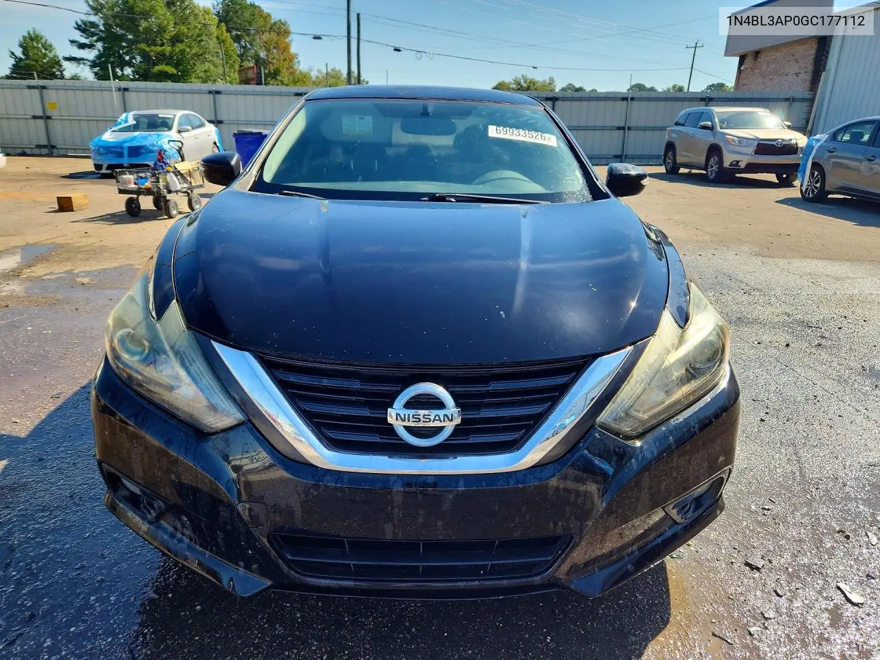 2016 NISSAN ALTIMA VIN 1N4BL3AP0GC177112 — фото 5