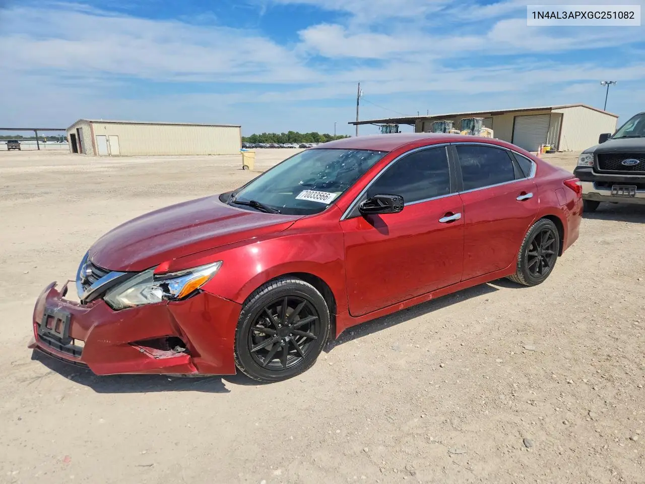 NISSAN ALTIMA 2016, VIN 1N4AL3APXGC251082