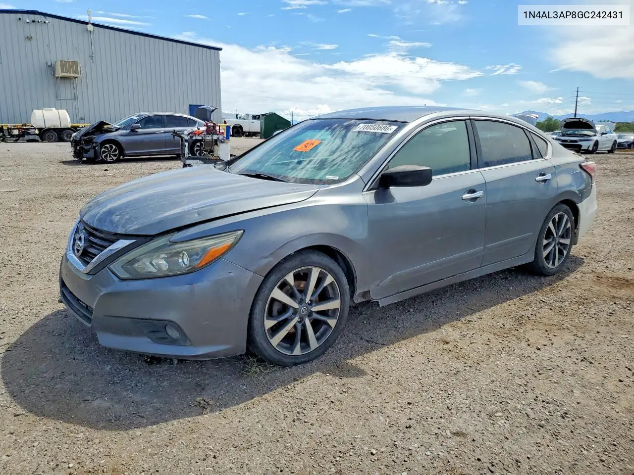 NISSAN ALTIMA 2016, VIN 1N4AL3AP8GC242431