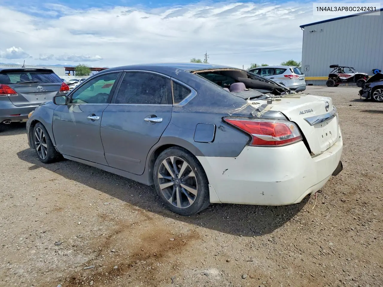 2016 NISSAN ALTIMA VIN 1N4AL3AP8GC242431 — фото 2