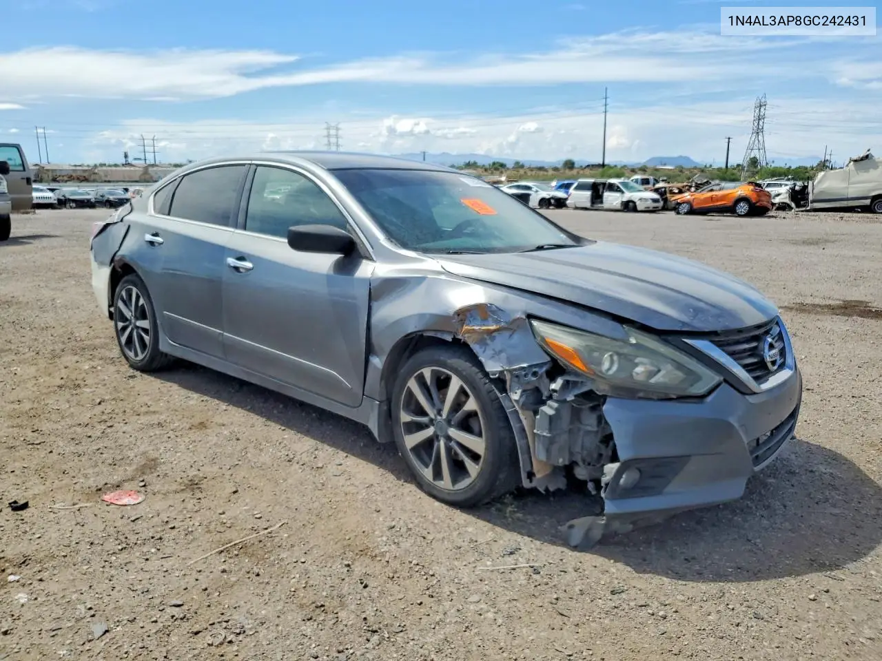 2016 NISSAN ALTIMA VIN 1N4AL3AP8GC242431 — фото 4