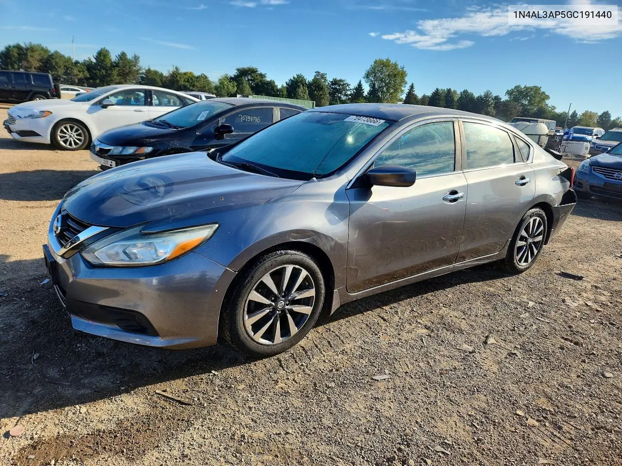 NISSAN ALTIMA 2016, VIN 1N4AL3AP5GC191440
