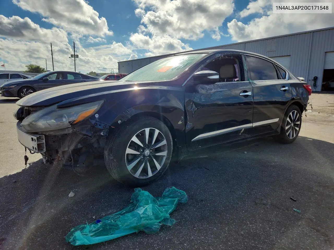 NISSAN ALTIMA 2016, VIN 1N4AL3AP2GC171548