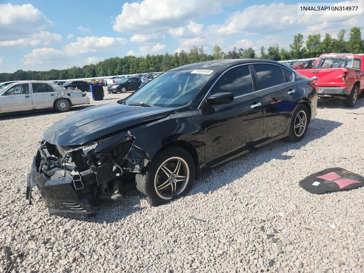 NISSAN ALTIMA 2016, VIN 1N4AL3AP1GN314977
