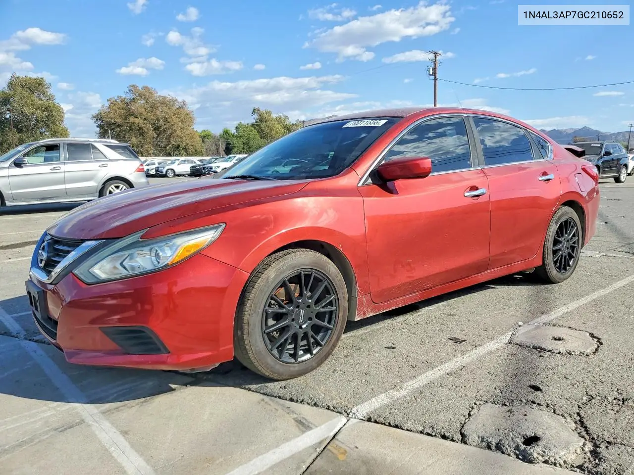 NISSAN ALTIMA 2016, VIN 1N4AL3AP7GC210652