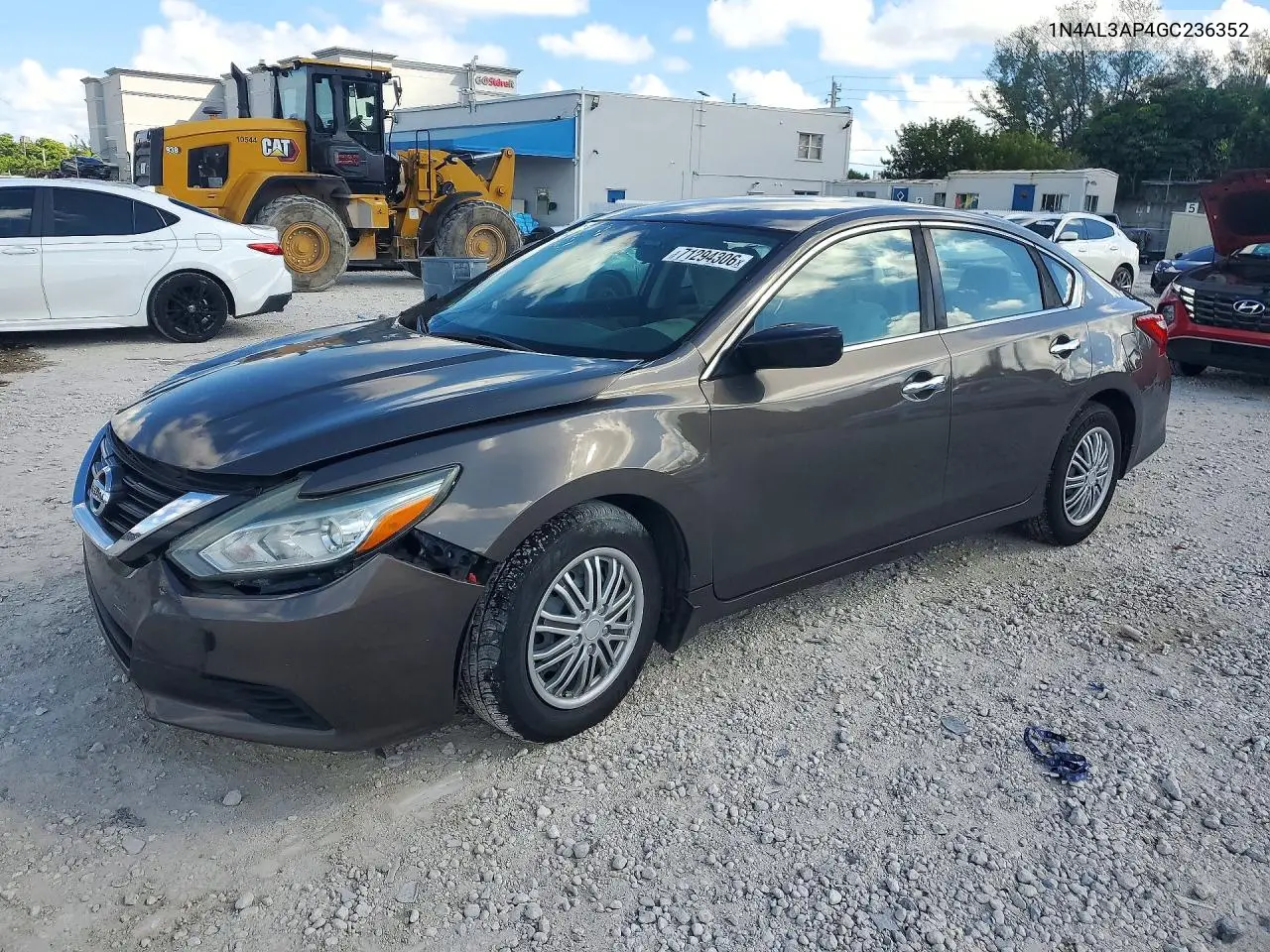 NISSAN ALTIMA 2016, VIN 1N4AL3AP4GC236352