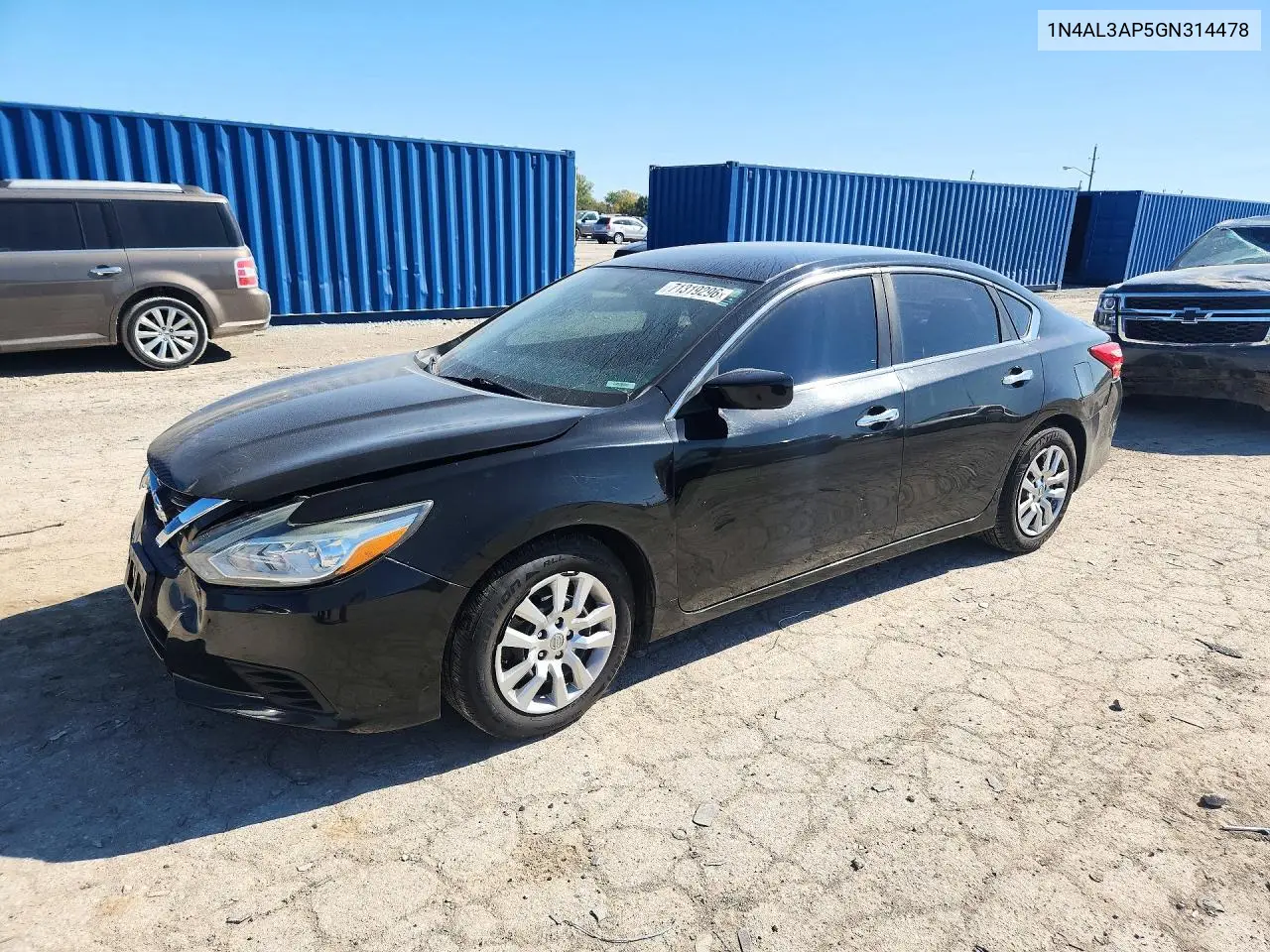 NISSAN ALTIMA 2016, VIN 1N4AL3AP5GN314478