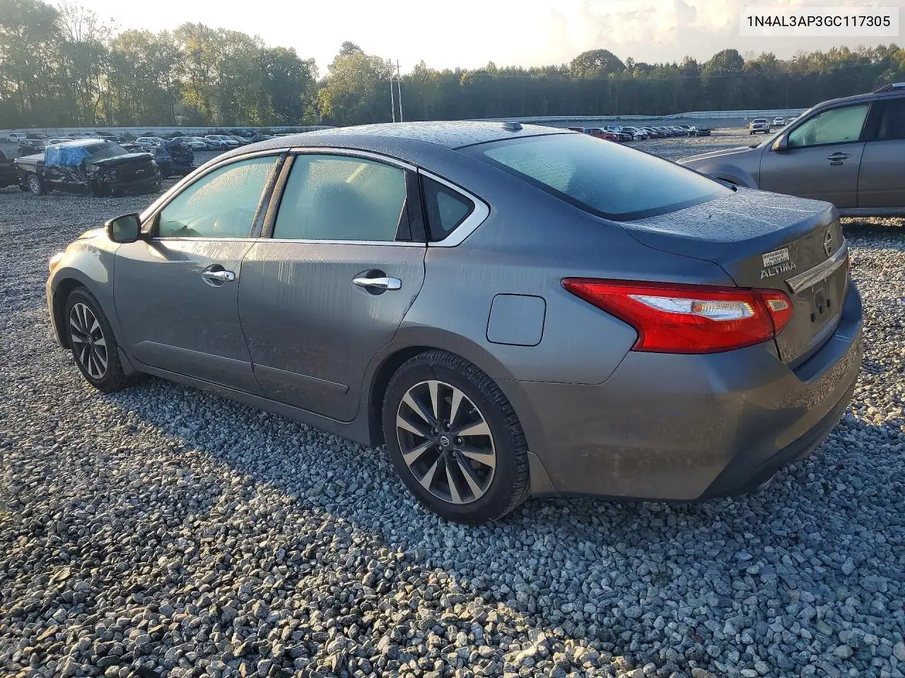 2016 NISSAN ALTIMA VIN 1N4AL3AP3GC117305 — фото 2