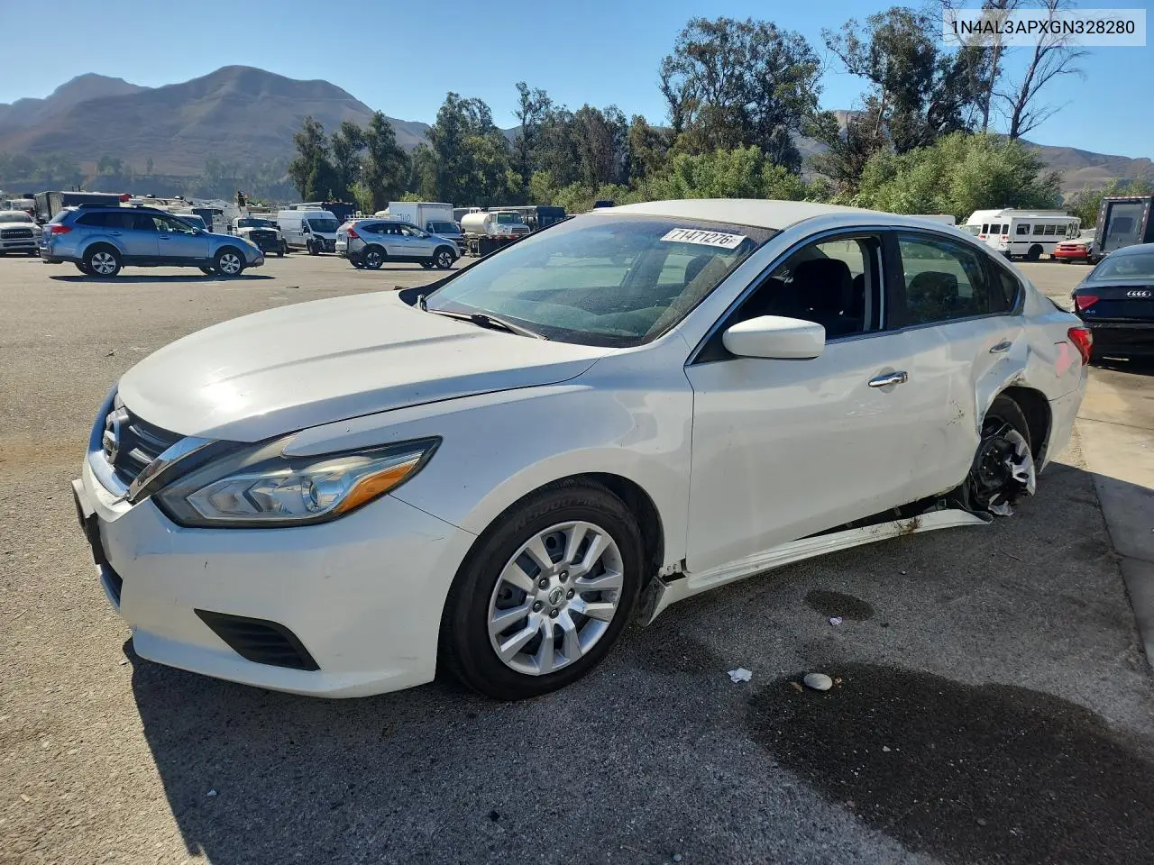 NISSAN ALTIMA 2016, VIN 1N4AL3APXGN328280