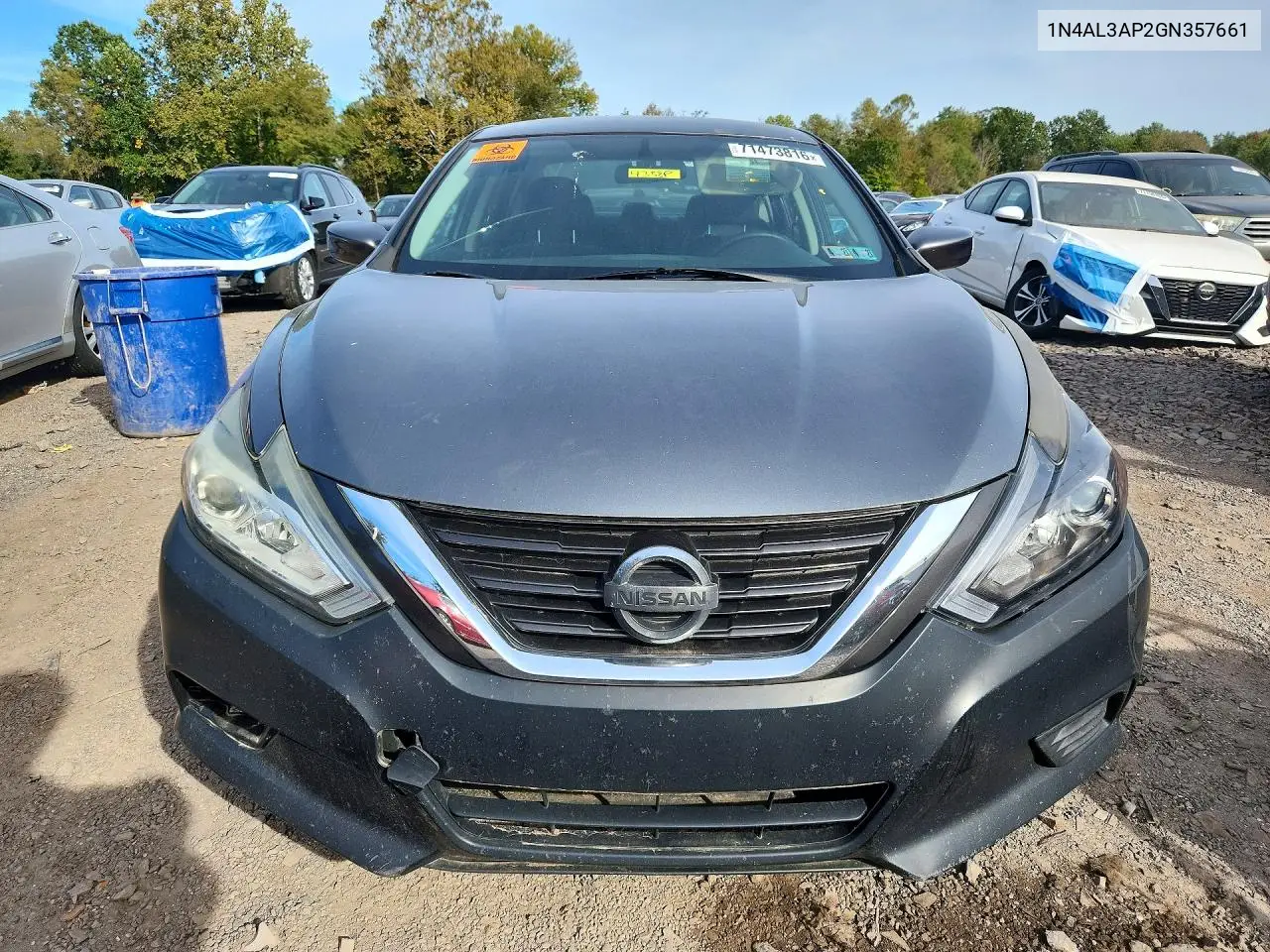 2016 NISSAN ALTIMA VIN 1N4AL3AP2GN357661 — фото 5