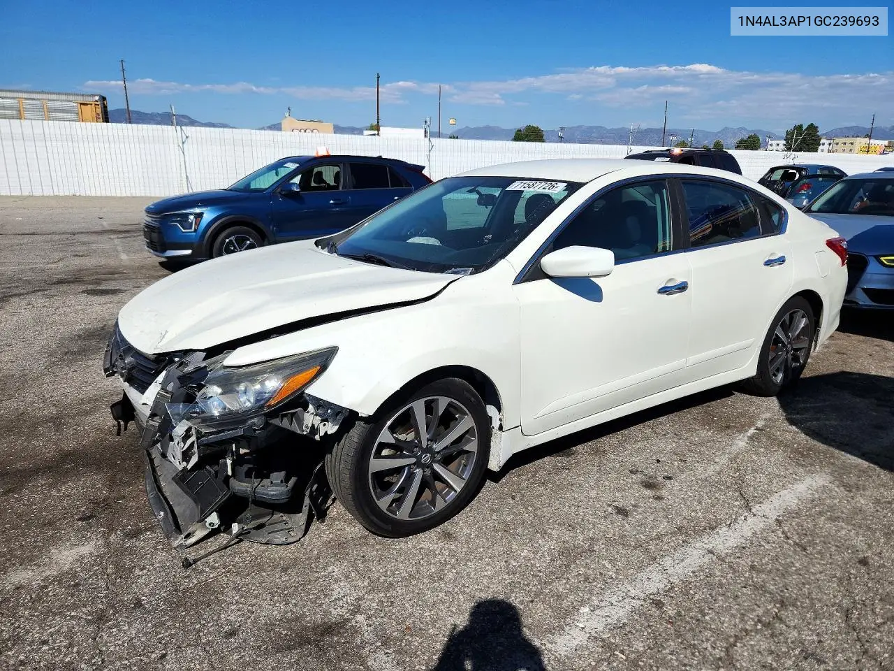 NISSAN ALTIMA 2016, VIN 1N4AL3AP1GC239693