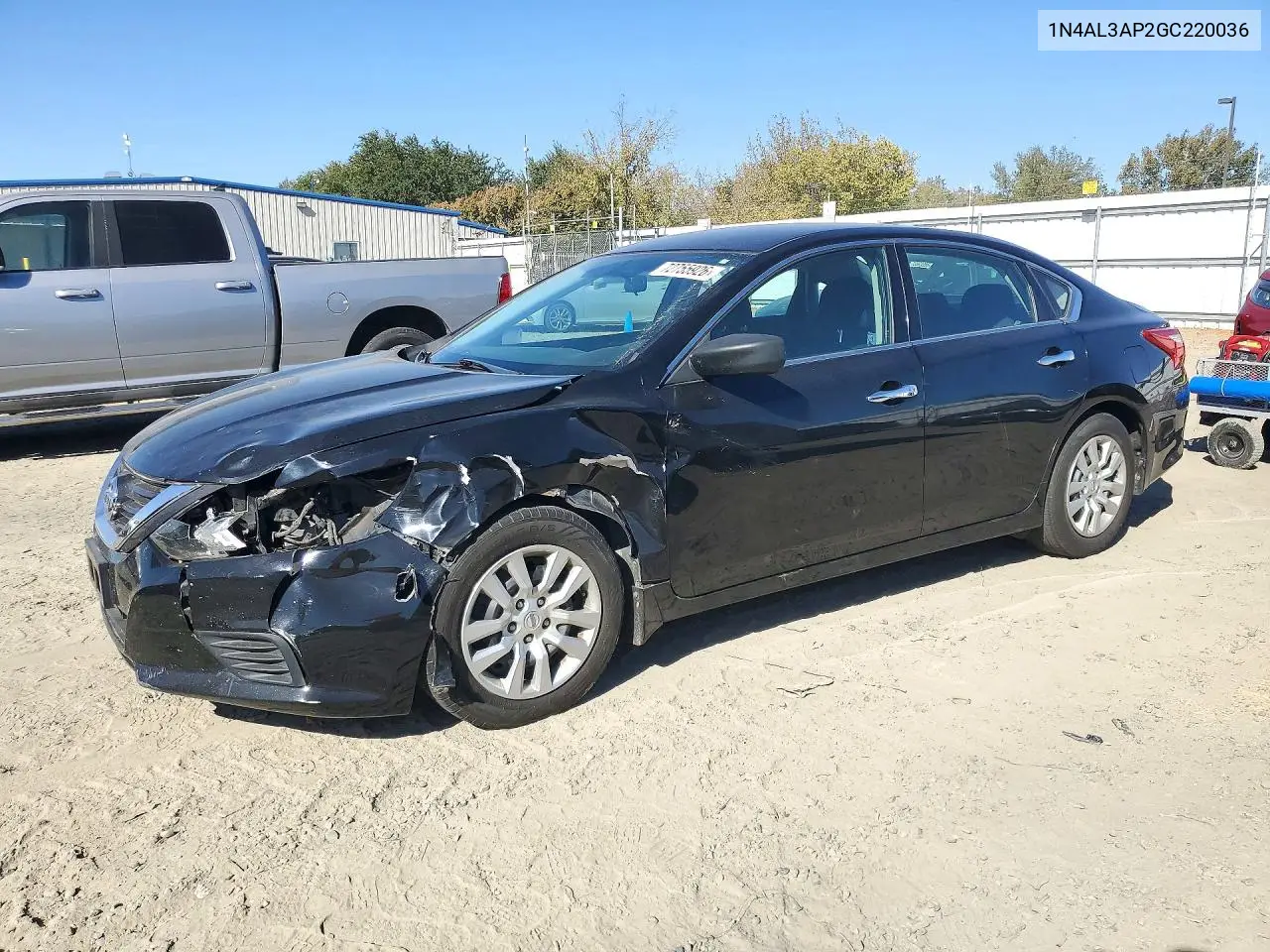 NISSAN ALTIMA 2016, VIN 1N4AL3AP2GC220036